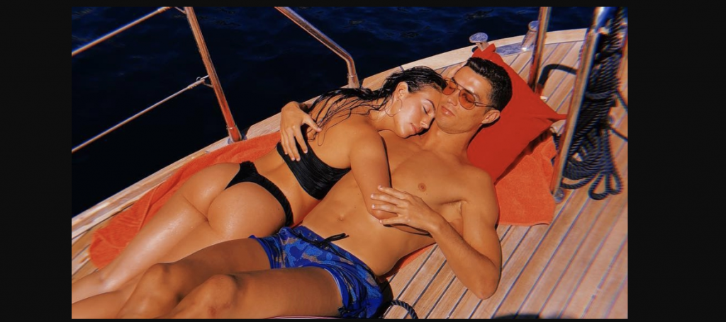 Cristiano Ronaldo et Georgina Rodriguez en Sardaigne